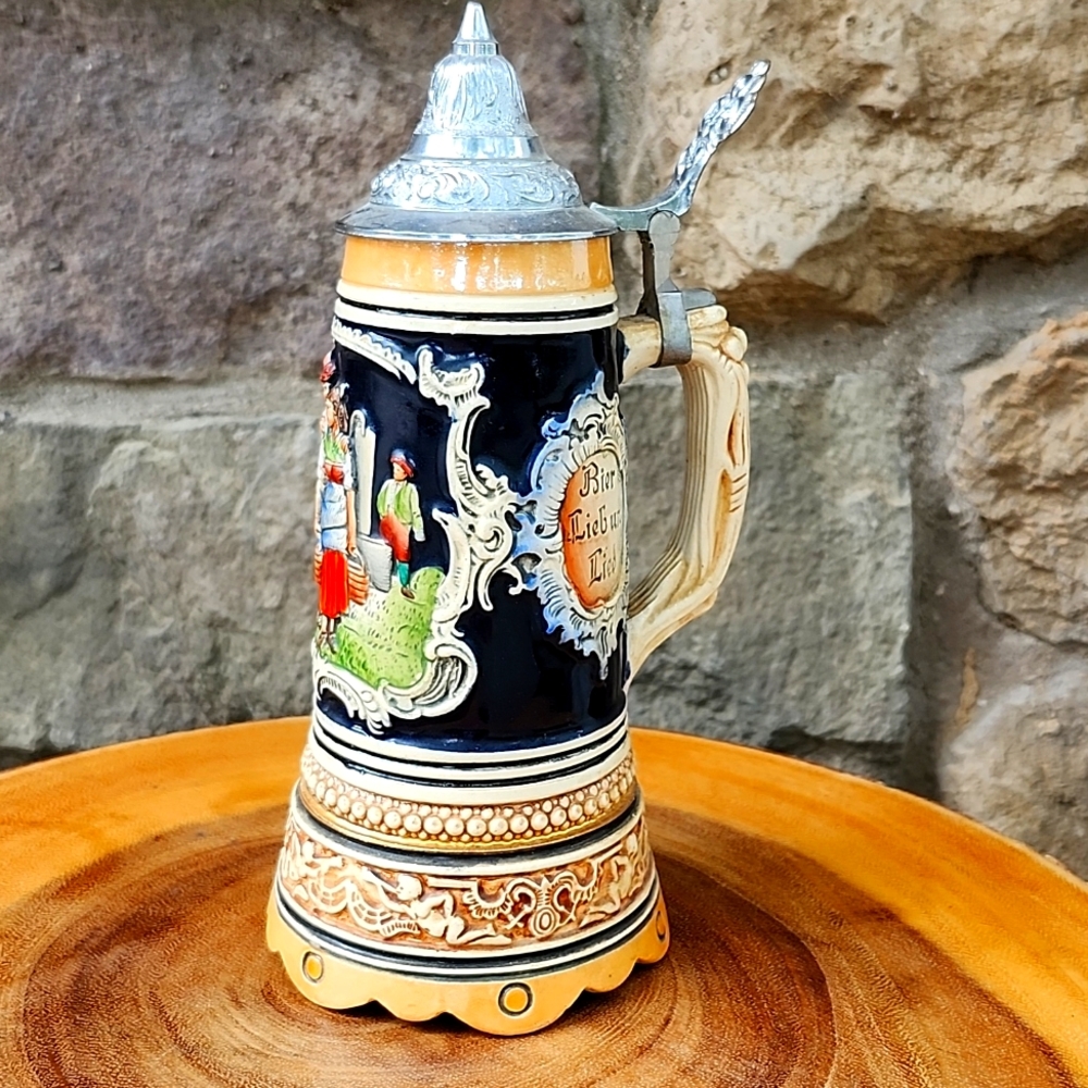 VTG A J THEWALT GERMAN STONEWARE BEER STEIN